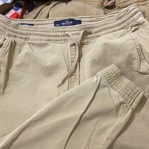 Hollister Tan Casual Joggers